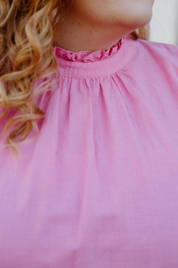 Harriet Blouse - Bubblegum Pink