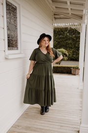 Adele Dress - Khaki