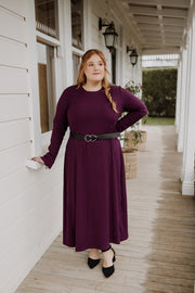 Kenzie Dress - Merlot