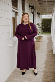 Kenzie Dress - Merlot