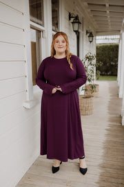 Kenzie Dress - Merlot