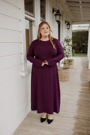 Kenzie Dress - Merlot