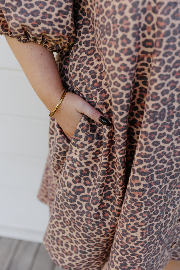 Jimmy Dress - Leopard