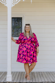 Peachy Dress - Kaille Floral