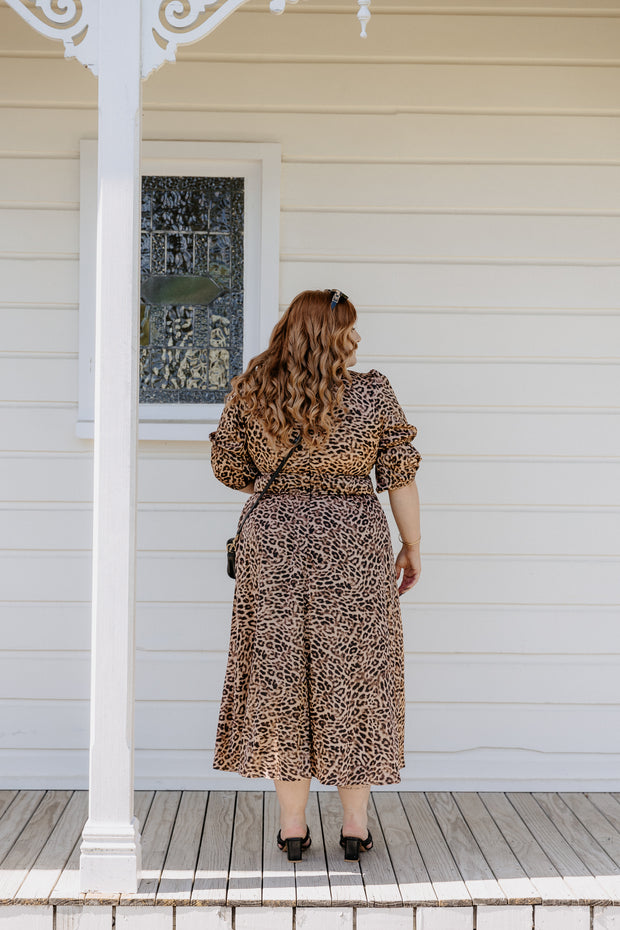 Mila Dress - Leopard