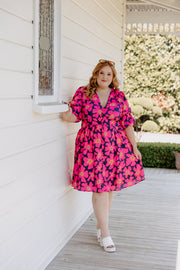 Peachy Dress - Kaille Floral