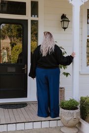 Barry Pants - Navy/Red Heart