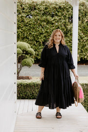 Paisley Dress - Black