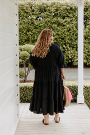 Paisley Dress - Black