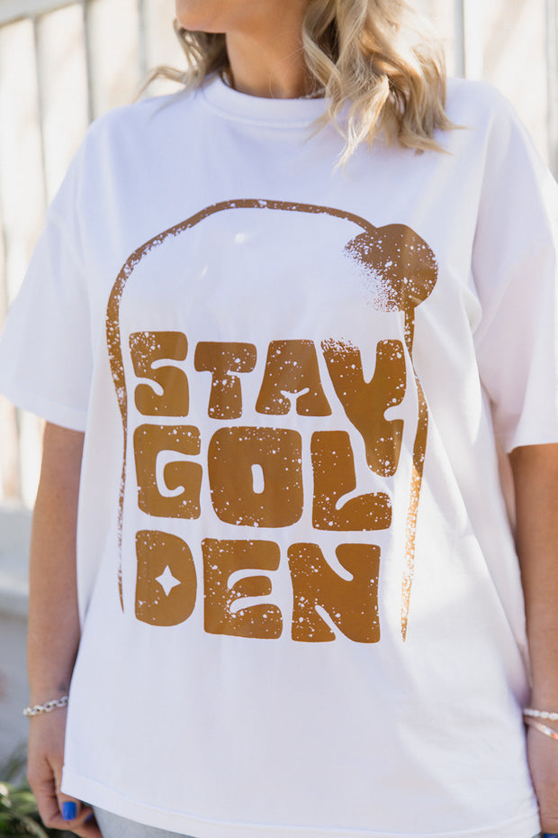 Oversized Tee - Stay Golden