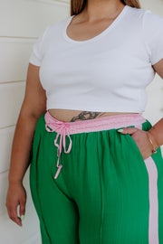 Henry Pants - Green/Pink