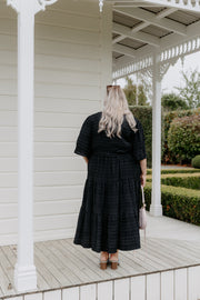 Nellie Dress - Black Texture