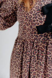 Jed Dress - Leopard/Black