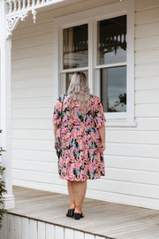 Eden Dress - Black Floral