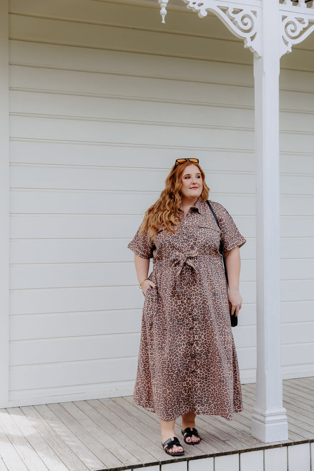 Sam Dress - Leopard