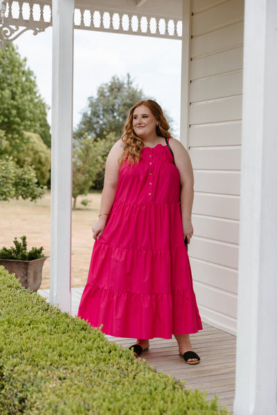 Hux Dress - Hot Pink