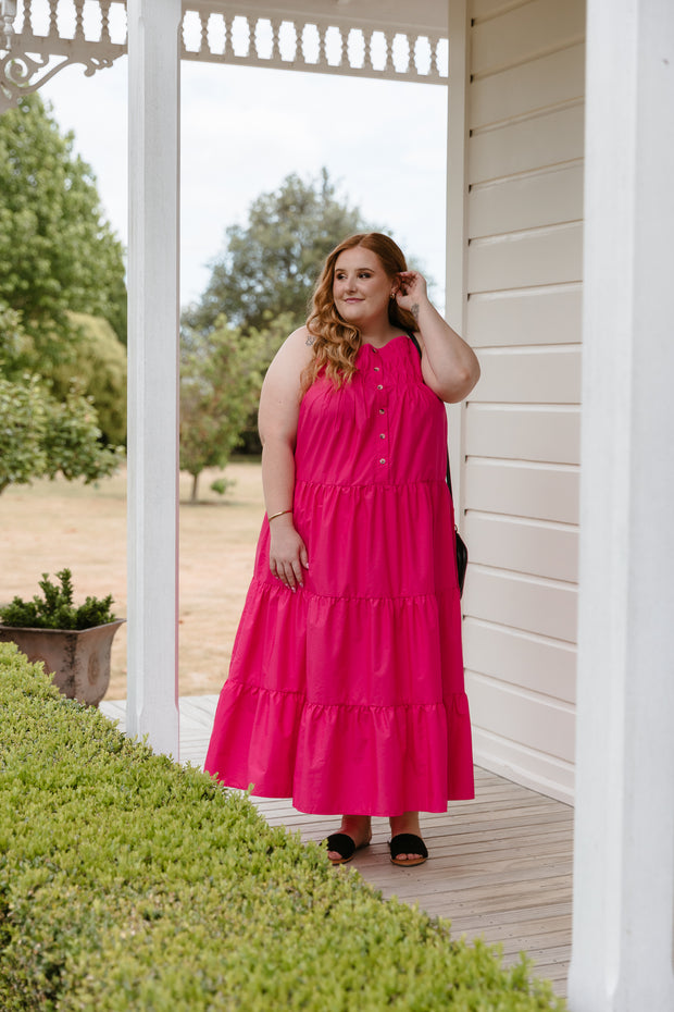 Hux Dress - Hot Pink