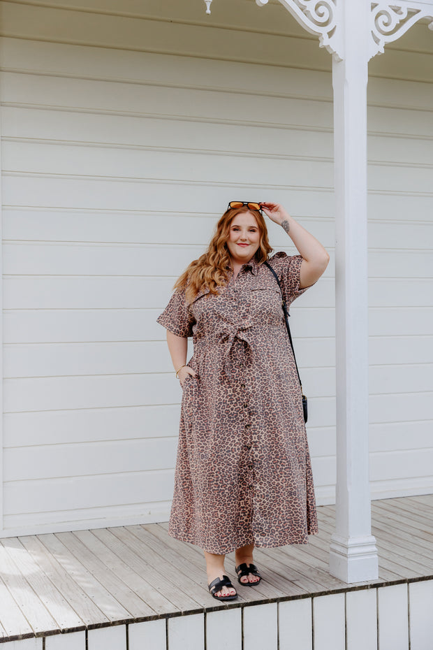 Sam Dress - Leopard