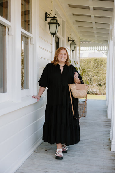Paisley Dress - Black