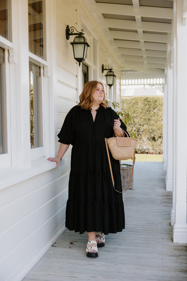 Paisley Dress - Black