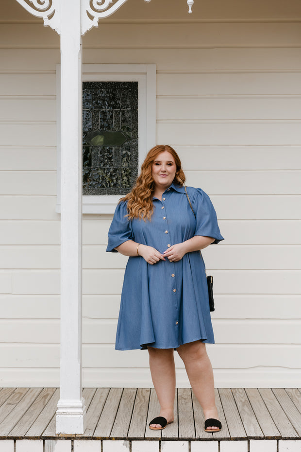 Jimmy Dress - Chambray