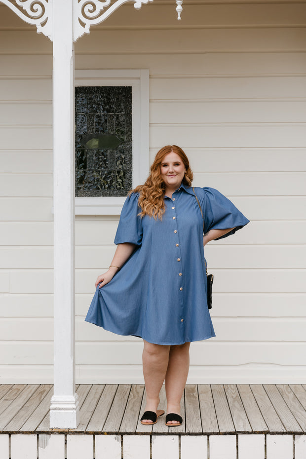 Jimmy Dress - Chambray