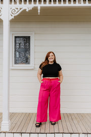 Henry Pants - Pink/Red