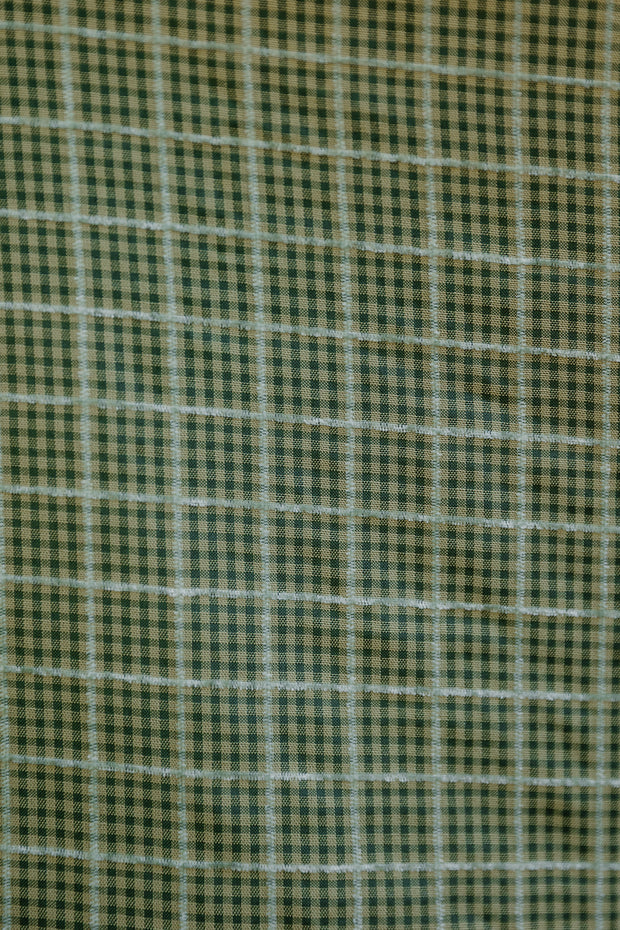 James Dress - Green Grid