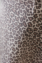 Bias Tie Skirt - Leopard