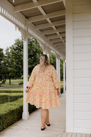 Meadow Dress - Yellow Blobby