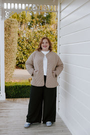 Quilted Jacket - Fawn Quilted