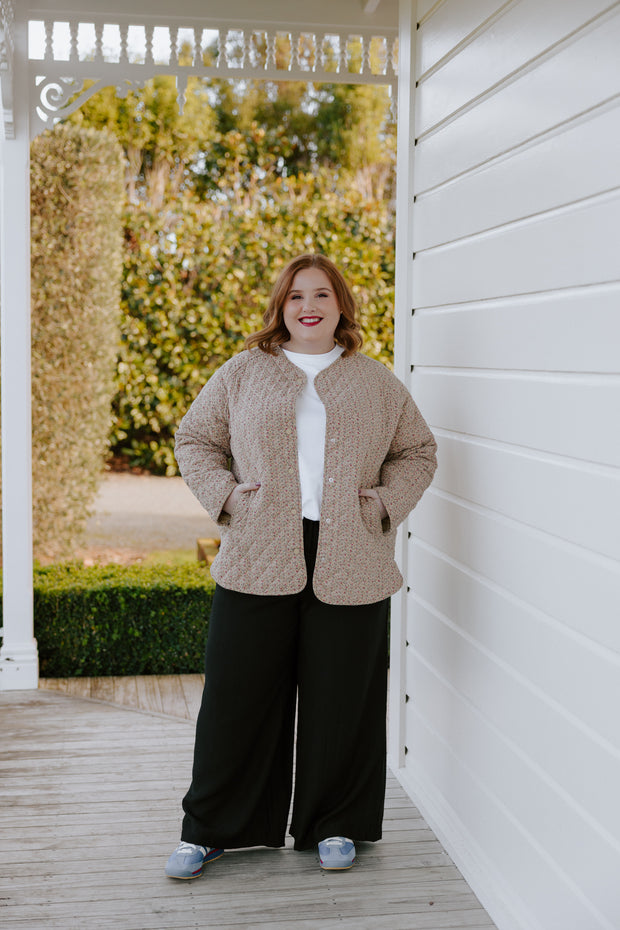 Quilted Jacket - Fawn Quilted