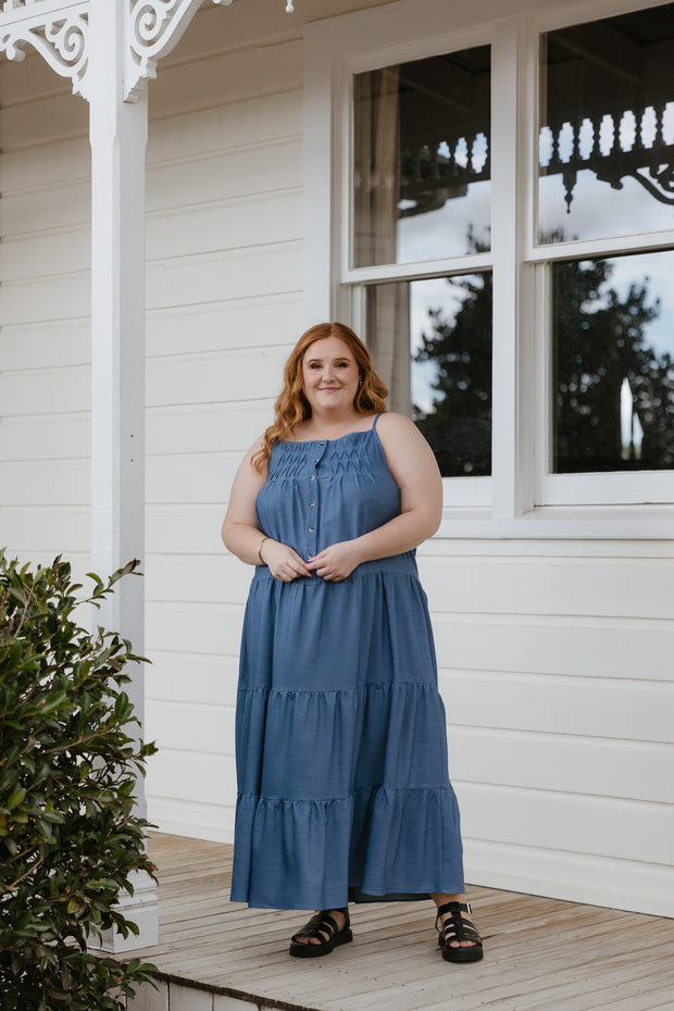 Hux Dress - Chambray