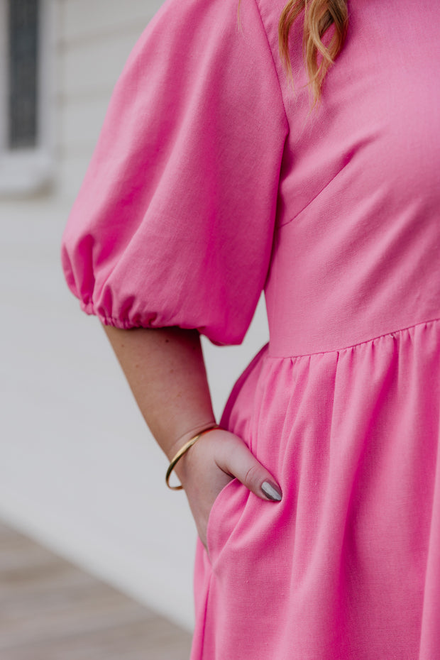 Beau Dress - Pink/Floral