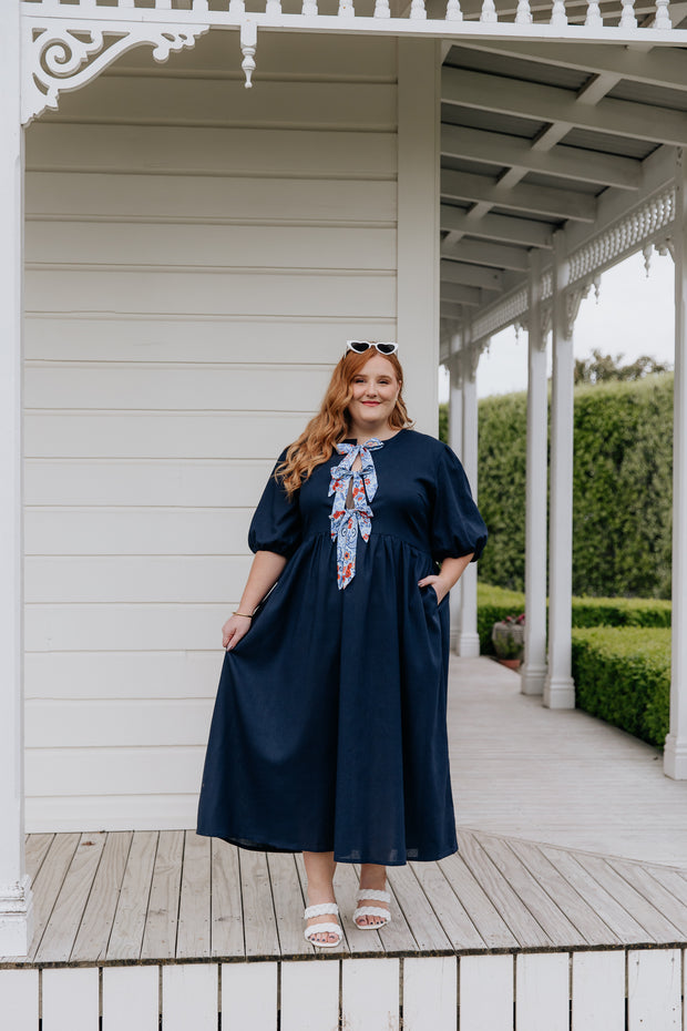 Jed Dress - Navy