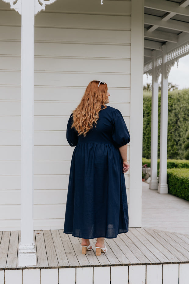 Jed Dress - Navy