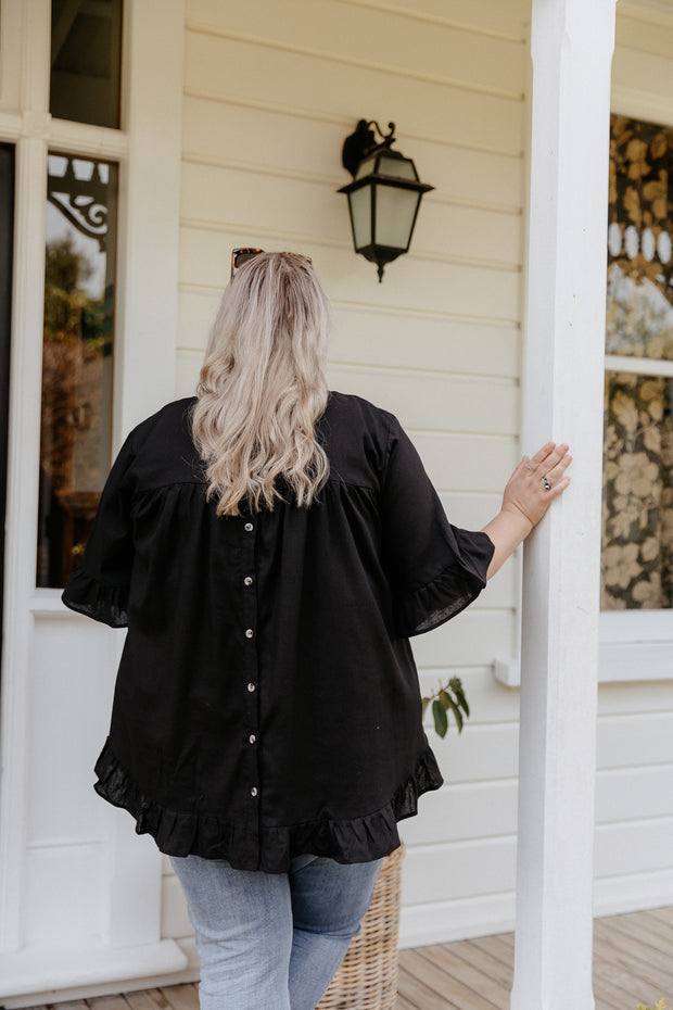 Odette Blouse - Black