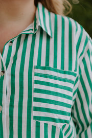 Striped Shirt - Green Stripe