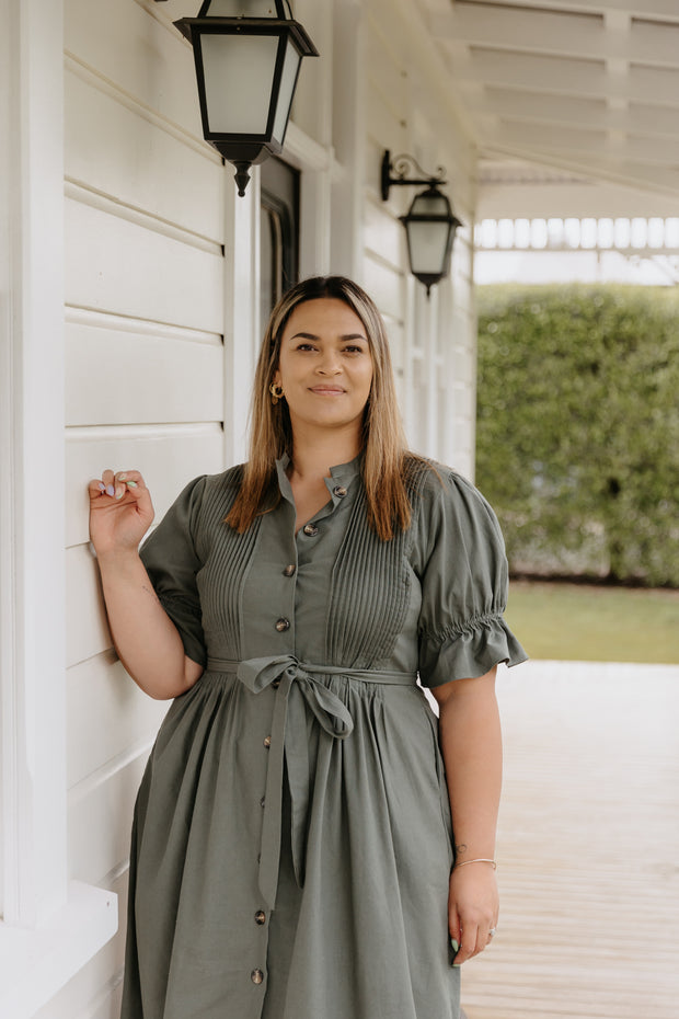 Jewel Dress - Khaki