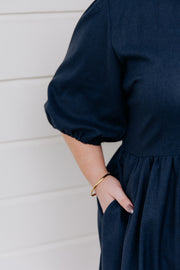 Jed Dress - Navy