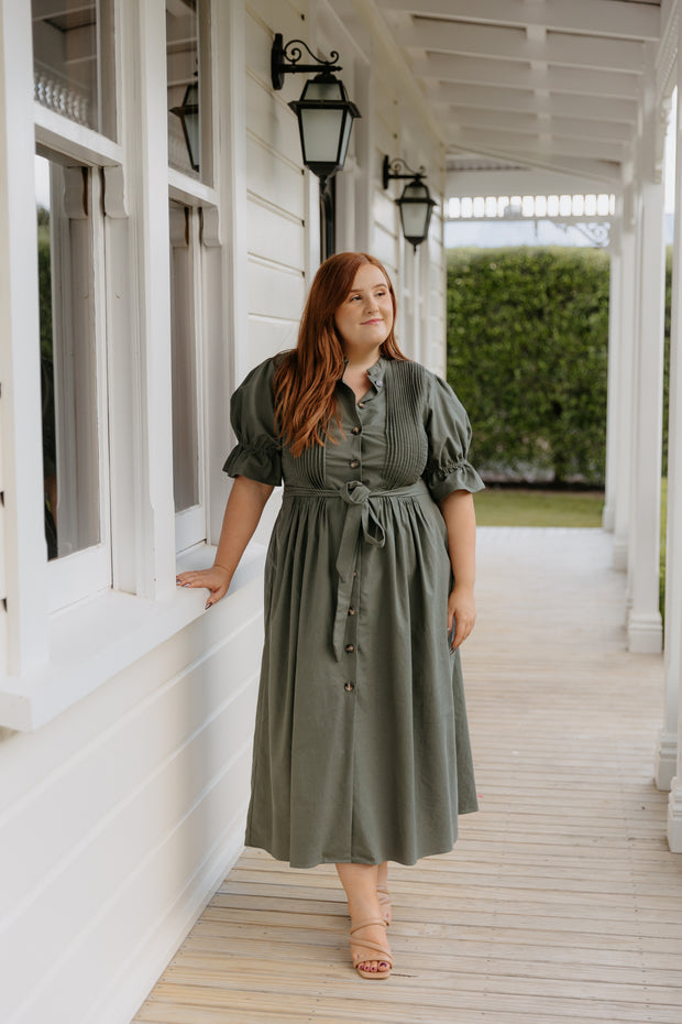 Jewel Dress - Khaki
