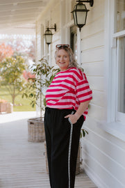 Oversized Tee - Red/Pink ***Preorder 6-8wk***