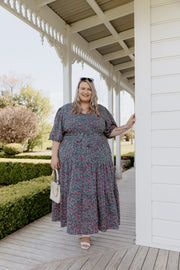 Mabel Dress - Blue Floral