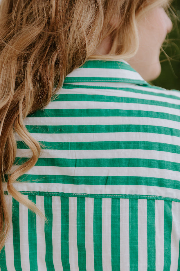 Striped Shirt - Green Stripe