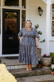 Mabel Dress - Navy Floral