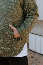 Quilted Jacket - Khaki Quilted