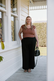 Olive Pants - Black