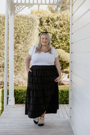 Paddy Skirt - Black Print