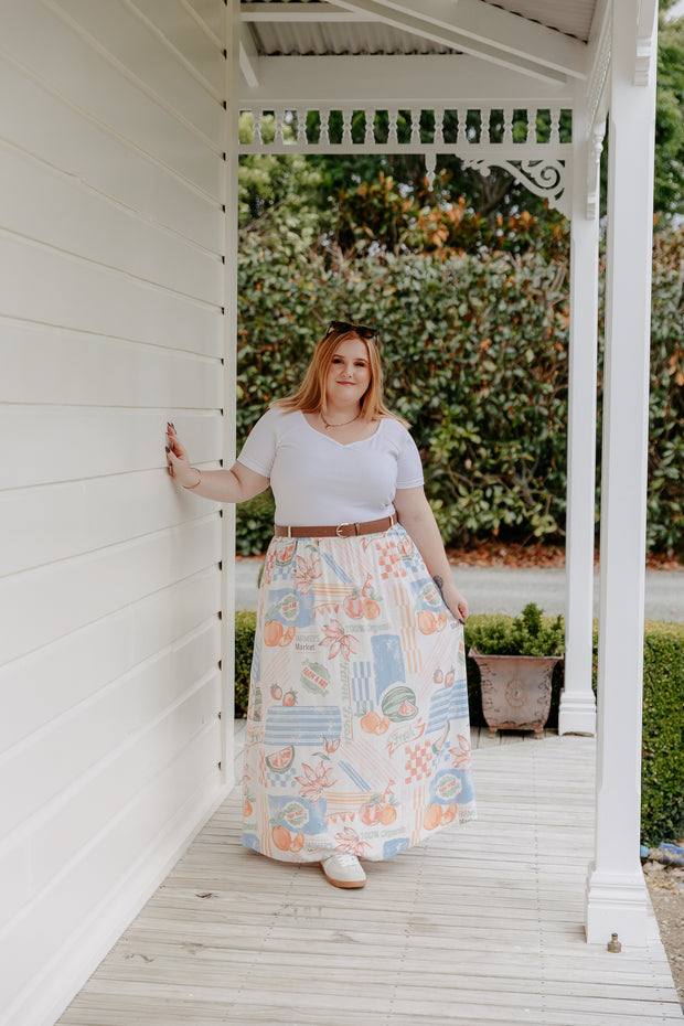 Scarlett Skirt - Farm Print