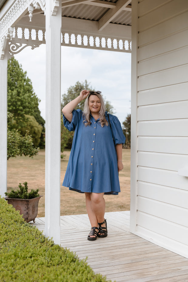 Jimmy Dress - Chambray